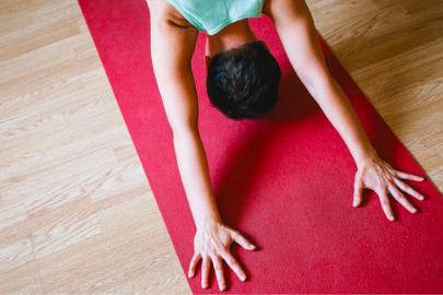 miniature tapis de yoga