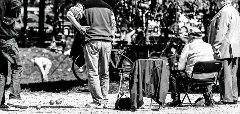 joueurs de petanque